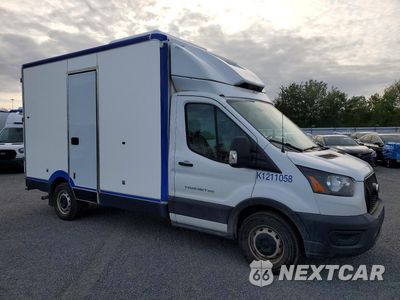 Czwarte zdjęcie samochodu z boku: 2022 FORD TRANSIT DELIVERY TRUCK VIN:1FDBW5Z82NKA31643 - miniatura