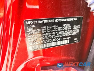 Zdjęcie 13 z 13 samochodu: 2014 BMW X3 XDRIVE35I VIN:5UXWX7C55E0E80048 - miniatura