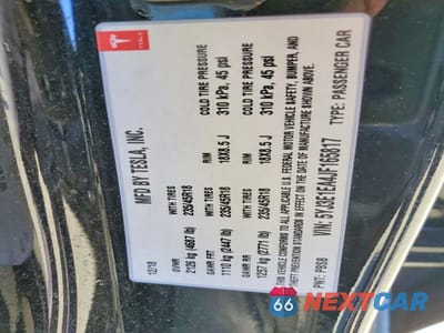 Zdjęcie 12 z 12 samochodu: 2018 TESLA MODEL 3 VIN:5YJ3E1EA4JF165817 - miniatura