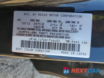 Zdjęcie 12 z 12 samochodu: 2013 MAZDA 3 I VIN:JM1BL1U76D1746403 - miniatura