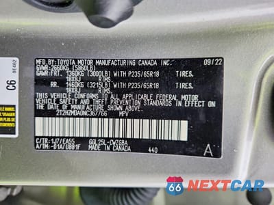 Zdjęcie 14 z 15 samochodu: 2022 LEXUS RX 350 BASE VIN:2T2HZMDA0NC367766 - miniatura