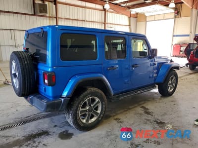 Trzecie zdjęcie samochodu z tyłu: 2023 JEEP WRANGLER SAHARA VIN:1C4HJXEN7PW572476 - miniatura
