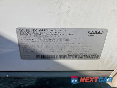 Zdjęcie 13 z 13 samochodu: 2015 AUDI Q5 PREMIUM VIN:WA1CFAFP7FA100552 - miniatura