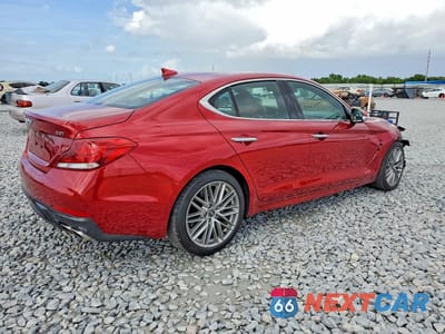 Trzecie zdjęcie samochodu z tyłu: 2020 GENESIS G70 2.0T VIN:KMTG34LA6LU064267 - miniatura