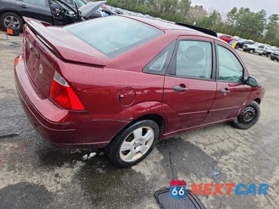 Trzecie zdjęcie samochodu z tyłu: 2007 FORD FOCUS ZX4 VIN:1FAHP34N27W213101 - miniatura