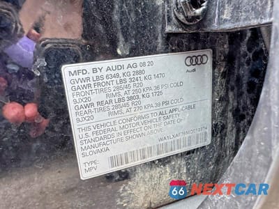 Zdjęcie 10 z 11 samochodu: 2021 AUDI Q7 PREMIUM PLUS VIN:WA1LXAF76MD012374 - miniatura