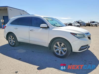 Czwarte zdjęcie samochodu z boku: 2014 ACURA MDX ADVANCE VIN:5FRYD3H80EB005239 - miniatura