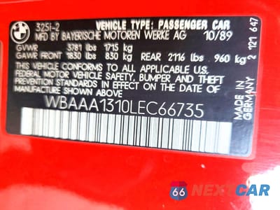 Zdjęcie 12 z 12 samochodu: 1990 BMW 325 I VIN:WBAAA1310LEC66735 - miniatura