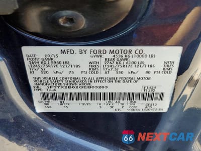Zdjęcie 12 z 12 samochodu: 2016 FORD F250 SUPER DUTY VIN:1FT7X2B62GEB03263 - miniatura