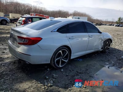Trzecie zdjęcie samochodu z tyłu: 2020 HONDA ACCORD SPORT VIN:1HGCV1F3XLA150879 - miniatura