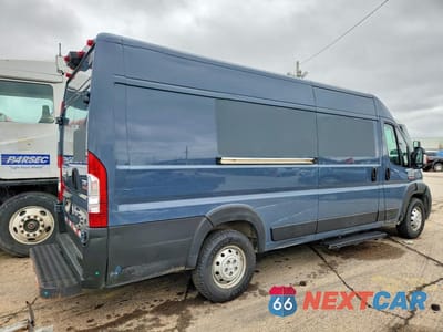 Trzecie zdjęcie samochodu z tyłu: 2020 RAM PROMASTER 3500 DELIVERY VAN VIN:3C6URVJG8LE140543 - miniatura