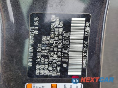 Zdjęcie 12 z 13 samochodu: 2015 SUBARU BRZ 2.0 LIMITED VIN:JF1ZCAC16F8605407 - miniatura