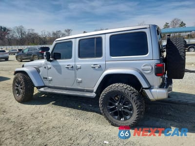 Drugie zdjęcie samochodu z przodu: 2021 JEEP WRANGLER UNLIMITED SAHARA VIN:1C4HJXEGXMW622753 - miniatura