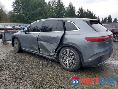 Drugie zdjęcie samochodu z przodu: 2023 MERCEDES-BENZ EQS SUV 450 4MATIC VIN:4JGDM2EB5PA001432 - miniatura