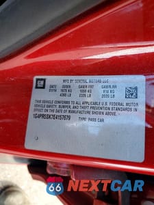 Zdjęcie 12 z 12 samochodu: 2014 BUICK VERANO CONVENIENCE VIN:1G4PR5SK7E4157679 - miniatura