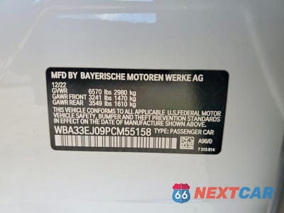 Zdjęcie 13 z 13 samochodu: 2023 BMW 760 XI VIN:WBA33EJ09PCM55158 - miniatura
