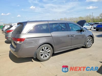 Trzecie zdjęcie samochodu z tyłu: 2016 HONDA ODYSSEY TOURING VIN:5FNRL5H95GB153760 - miniatura