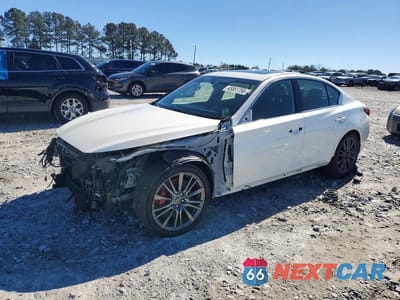 2018 INFINITI Q50 RED SPORT 400 JN1FV7AP4JM460873 - główne zdjęcie licytacji z USA - miniatura
