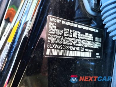 Zdjęcie 13 z 13 samochodu: 2017 BMW X3 XDRIVE28I VIN:5UXWX9C38H0W70132 - miniatura