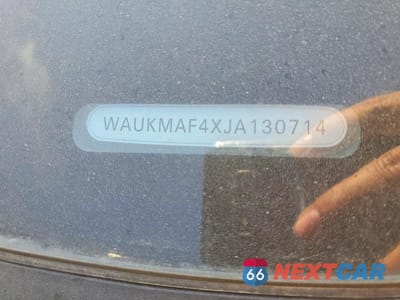 Zdjęcie 13 z 13 samochodu: 2018 AUDI A4 PREMIUM VIN:WAUKMAF4XJA130714 - miniatura