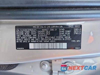 Zdjęcie 13 z 13 samochodu: 2021 VOLVO XC60 T5 MOMENTUM VIN:YV4102RK4M1835374 - miniatura