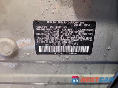 Zdjęcie 14 z 14 samochodu: 2025 SUBARU FORESTER TOURING VIN:JF2SLDTC8SH472238 - miniatura