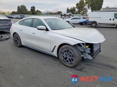 Czwarte zdjęcie samochodu z boku: 2023 BMW I4 EDRIVE 40 VIN:WBY73AW03PFP33958 - miniatura