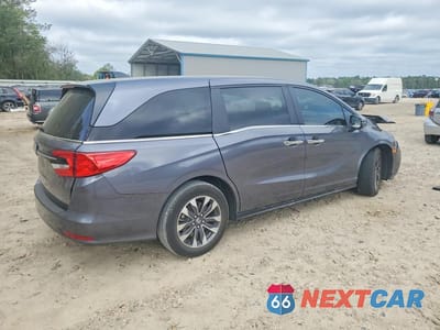 Trzecie zdjęcie samochodu z tyłu: 2024 HONDA ODYSSEY EXL VIN:5FNRL6H69RB059525 - miniatura