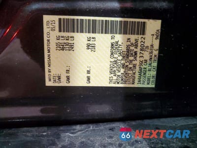 Zdjęcie 12 z 12 samochodu: 2016 NISSAN MAXIMA PLATINUM VIN:1N4AA6AP3GC378022 - miniatura