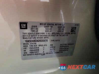 Zdjęcie 13 z 13 samochodu: 2016 GMC YUKON SLE VIN:1GKS2AKC8GR255876 - miniatura