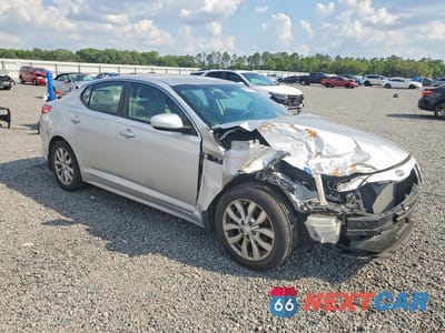 Czwarte zdjęcie samochodu z boku: 2014 KIA OPTIMA EX VIN:5XXGN4A74EG306689 - miniatura