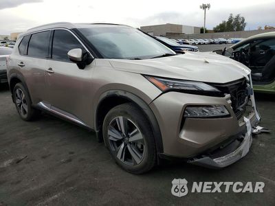Czwarte zdjęcie samochodu z boku: 2021 NISSAN ROGUE SL VIN:JN8AT3CA7MW026068 - miniatura