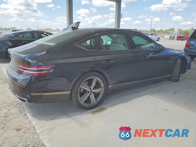 Trzecie zdjęcie samochodu z tyłu: 2024 GENESIS G80 3.5T SPORT VIN:KMTGB4SD8RU217206 - miniatura