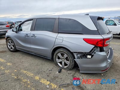 Drugie zdjęcie samochodu z przodu: 2019 HONDA ODYSSEY EX VIN:5FNRL6H55KB061933 - miniatura