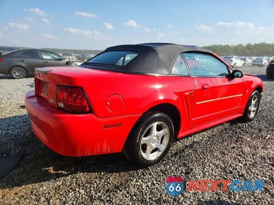 Trzecie zdjęcie samochodu z tyłu: 2000 FORD MUSTANG VIN:1FAFP4443YF123414 - miniatura