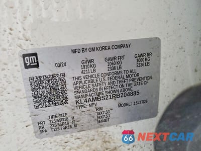 Zdjęcie 14 z 14 samochodu: 2024 BUICK ENCORE GX PREFERRED VIN:KL4AMBS21RB204885 - miniatura