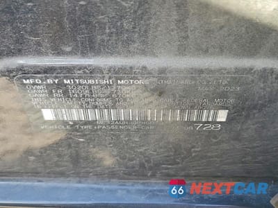 Zdjęcie 12 z 12 samochodu: 2023 MITSUBISHI MIRAGE ES VIN:ML32AUHJ0PH007071 - miniatura