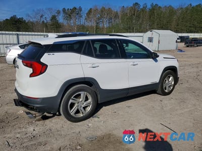 Trzecie zdjęcie samochodu z tyłu: 2018 GMC TERRAIN SLE VIN:3GKALMEX3JL156213 - miniatura