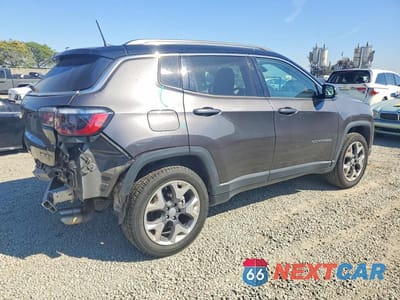 Trzecie zdjęcie samochodu z tyłu: 2021 JEEP COMPASS LIMITED VIN:3C4NJDCBXMT604266 - miniatura