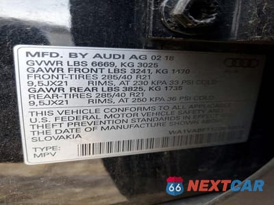 Zdjęcie 13 z 13 samochodu: 2018 AUDI Q7 PRESTIGE VIN:WA1VABF71JD033516 - miniatura