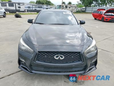 Piąte zdjęcie samochodu w środku: 2018 INFINITI Q50 RED SPORT 400 VIN:JN1FV7AR8JM480495 - miniatura