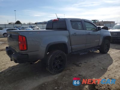 Trzecie zdjęcie samochodu z tyłu: 2021 CHEVROLET COLORADO ZR2 VIN:1GCGTEEN6M1102748 - miniatura