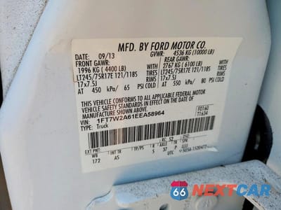 Zdjęcie 12 z 12 samochodu: 2014 FORD F250 SUPER DUTY VIN:1FT7W2A61EEA58964 - miniatura