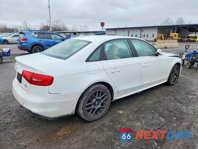 Trzecie zdjęcie samochodu z tyłu: 2014 AUDI A4 PREMIUM QUATTRO A VIN:WAUFFAFL4EN010828 - miniatura