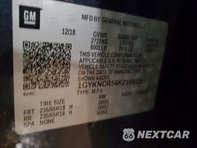 Zdjęcie 14 z 14 samochodu: 2019 CADILLAC XT5 LUXURY VIN:1GYKNCRS6KZ199113 - miniatura