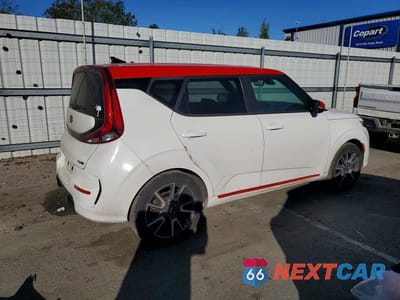Trzecie zdjęcie samochodu z tyłu: 2020 KIA SOUL GT-LINE VIN:KNDJ63AU7L7096470 - miniatura