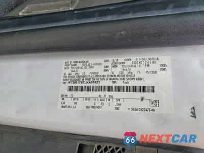 Zdjęcie 12 z 12 samochodu: 2020 FORD TRANSIT 250 DELIVERY VAN VIN:1FTBR1Y87LKA01623 - miniatura
