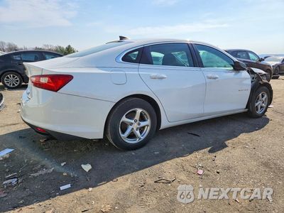 Trzecie zdjęcie samochodu z tyłu: 2017 CHEVROLET MALIBU LS VIN:1G1ZB5STXHF124297 - miniatura
