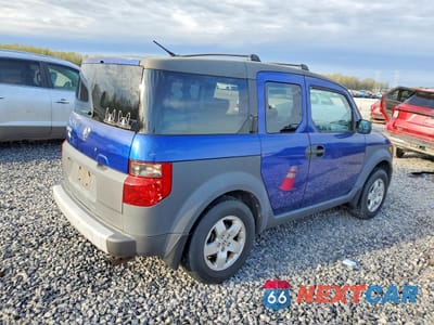 Trzecie zdjęcie samochodu z tyłu: 2004 HONDA ELEMENT EX VIN:5J6YH18534L002891 - miniatura