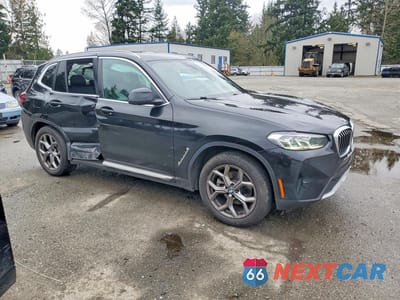 Czwarte zdjęcie samochodu z boku: 2024 BMW X3 XDRIVE30I VIN:5UX53DP07R9U20047 - miniatura